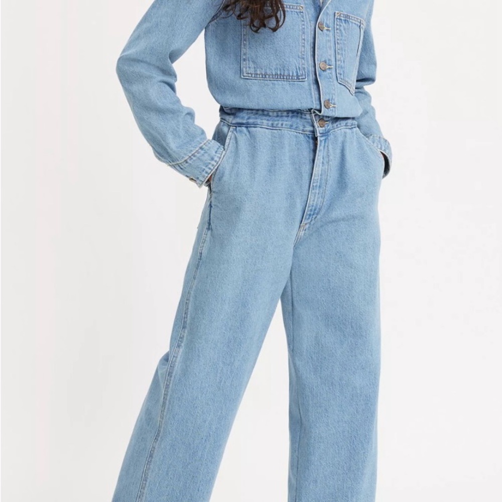 Brand new! Levi's Light Blue Denim Jumpsuit